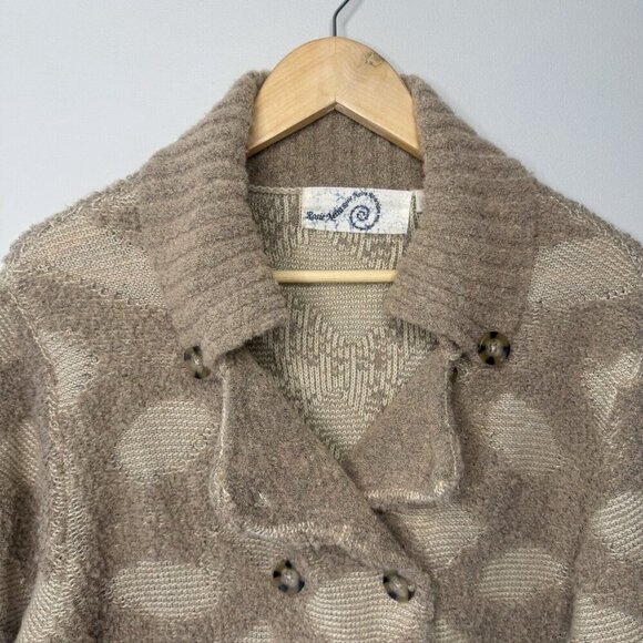 Rosie Neira Anthropologie Sweater Cardigan Chunky Women’s Sz L Boho Jacket - Picture 7 of 9